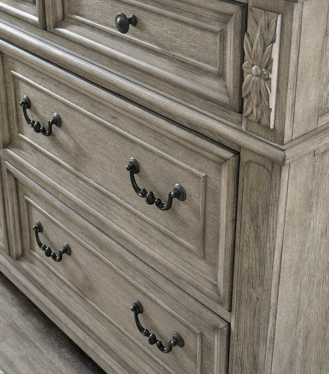 Ashley Antique Gray/Brown Lodenbay Dresser