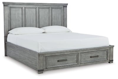 Ashley Gray Russelyn B772B8 King Storage Bed | Home Elegance USA