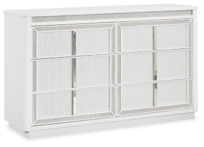 Ashley White Chalanna Dresser | Home Elegance USA