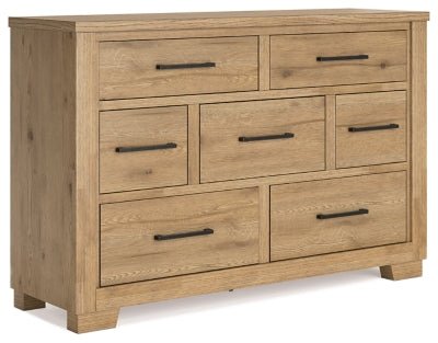 Ashley Light Brown Galliden Dresser | Home Elegance USA