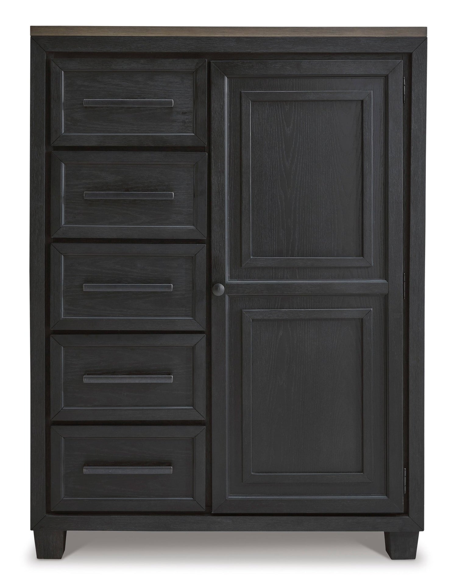 Ashley Black/Brown Foyland Door Chest | Home Elegance USA