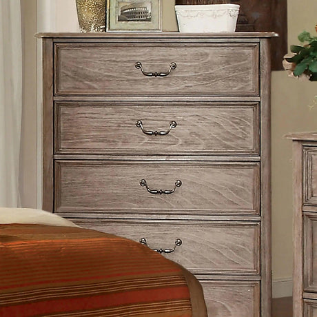 BELGRADE I Rustic Natural Tone Chest | Home Elegance USA