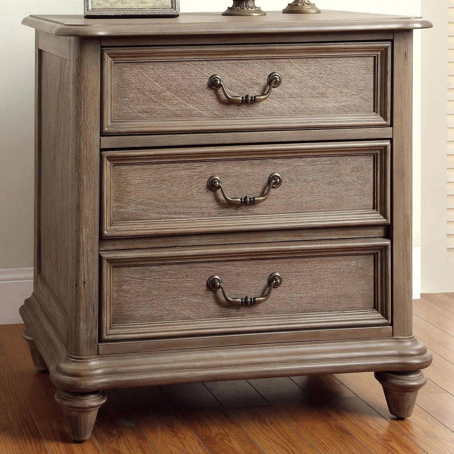 BELGRADE I Rustic Natural Tone Night Stand | Home Elegance USA