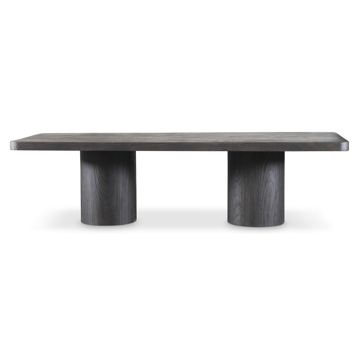 Bernhardt Sana Dining Table in Brown - Suar Wood with Bold Pillars - K2224