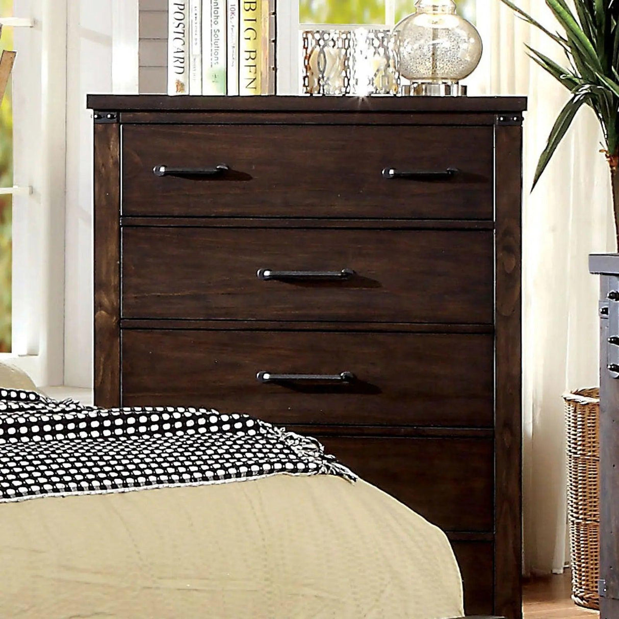 Bianca Dark Walnut Chest | Home Elegance USA
