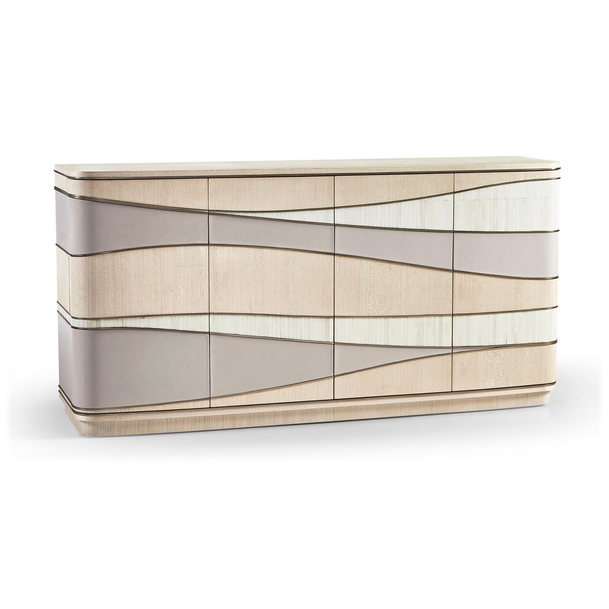 Breaker Mixed Media Console | Jonathan Charles Fine Furniture