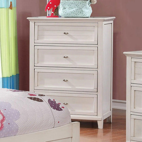 Brogan Antique White Chest | Home Elegance USA