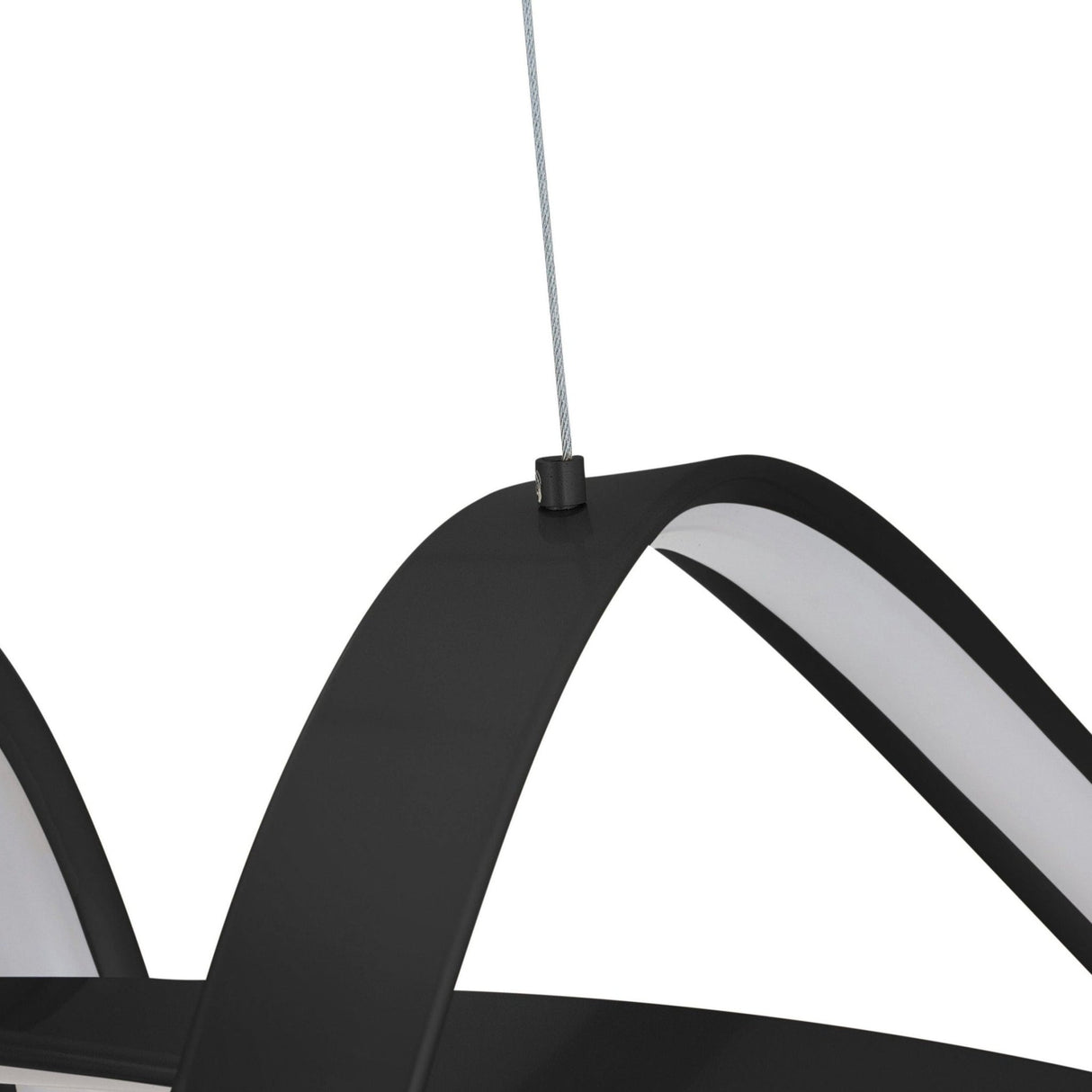 Bucharest Led Chandelier // Black | Finesse | Home Elegance USA