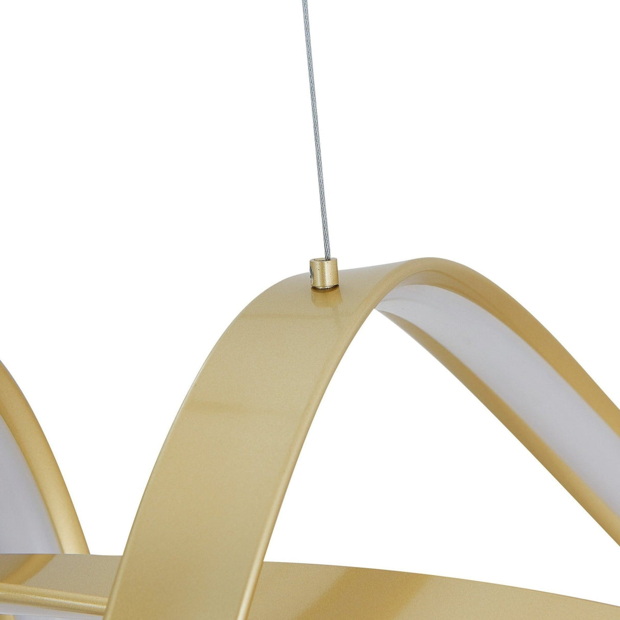 Bucharest Led Chandelier // Sandy Gold | Finesse | Home Elegance USA