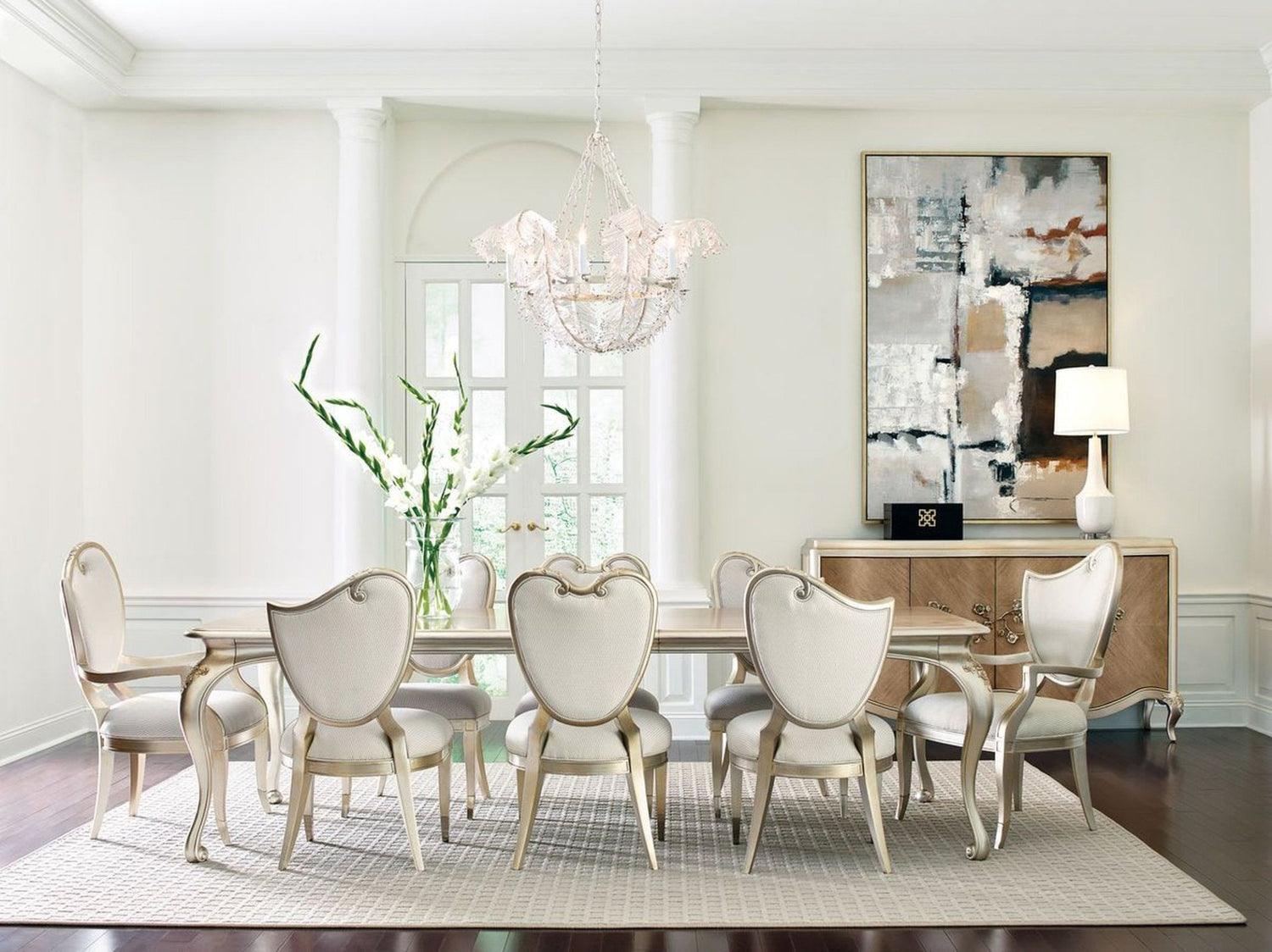 Caracole Compositions Fontainebleau Rectangle Dining Table | Home Elegance USA