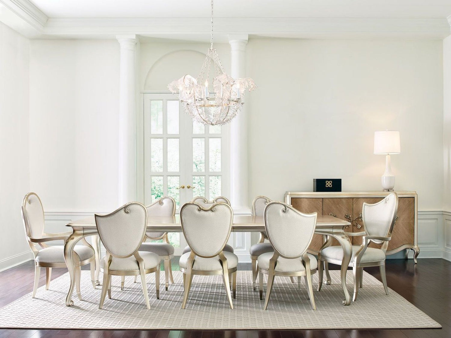 Caracole Compositions Fontainebleau Rectangle Dining Table | Home Elegance USA