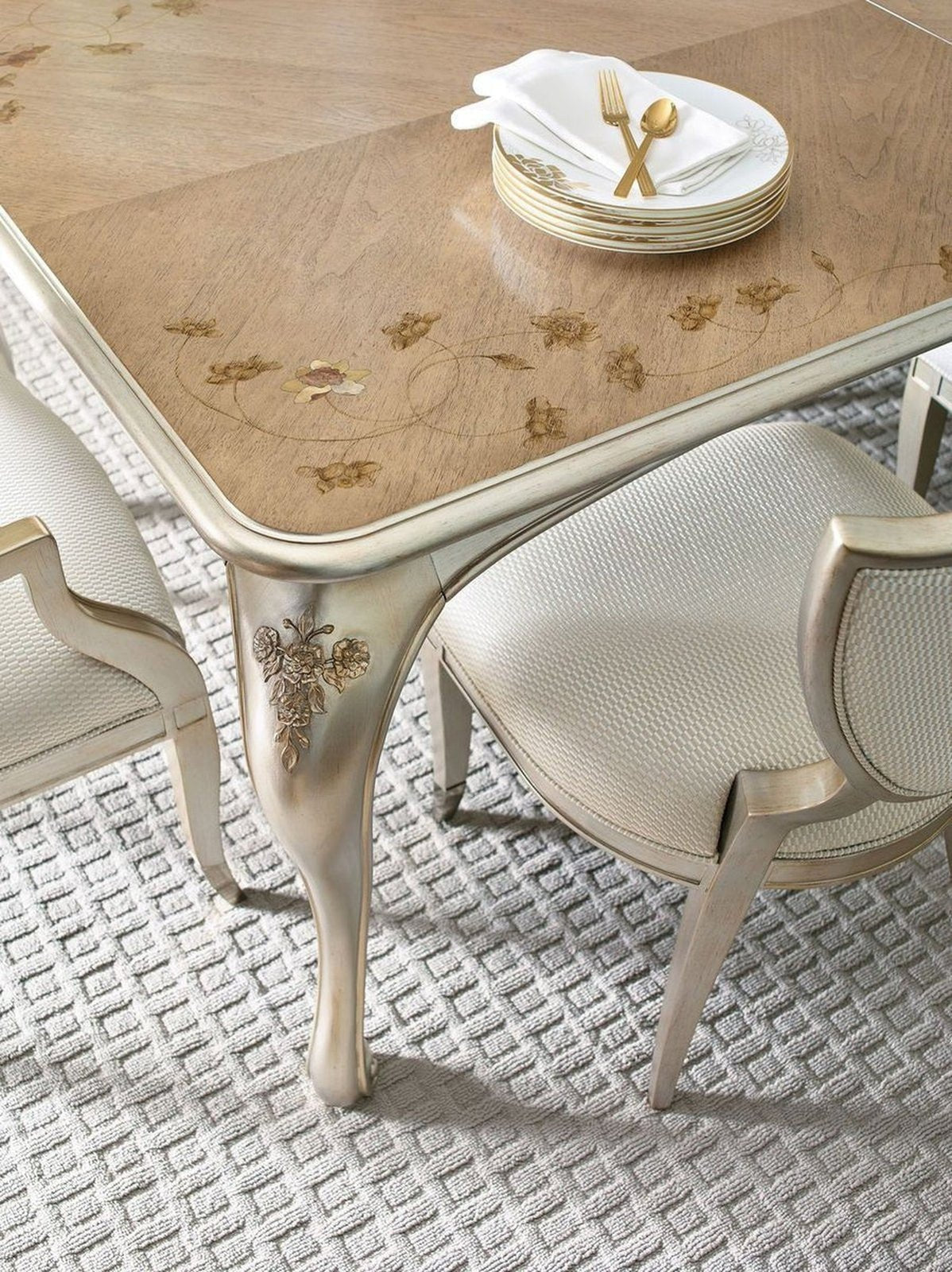 Caracole Compositions Fontainebleau Rectangle Dining Table | Home Elegance USA