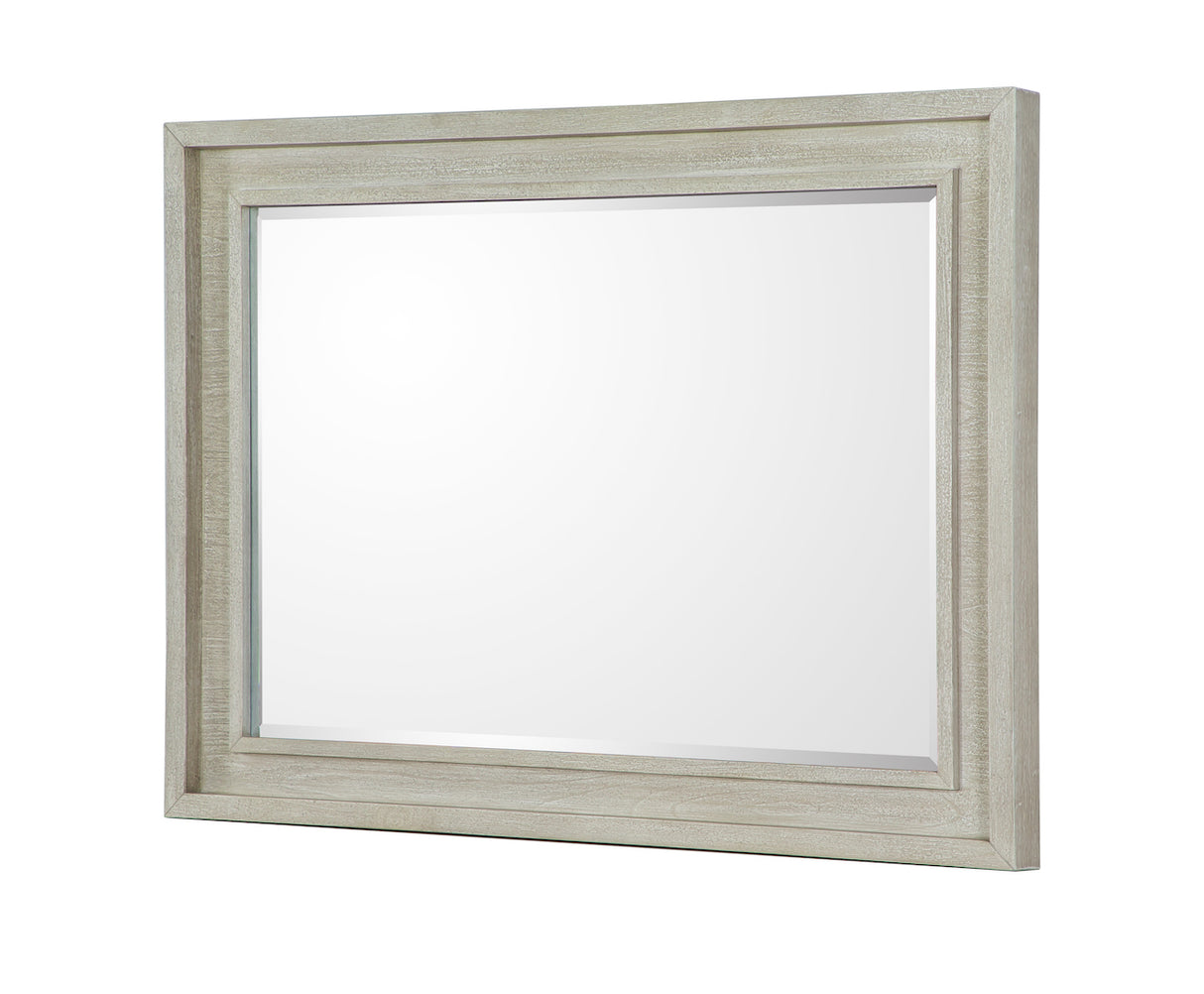 Celine Mirror with warm wood