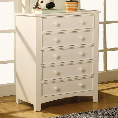 Corry White Chest | Home Elegance USA