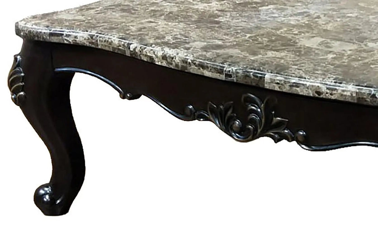 Aroma Traditional Style Coffee Table In Cherry Finish Wood | Cosmos | Home Elegance USA