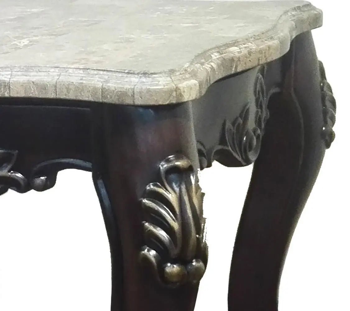 Aroma Traditional Style End Table In Cherry Finish Wood | Cosmos | Home Elegance USA