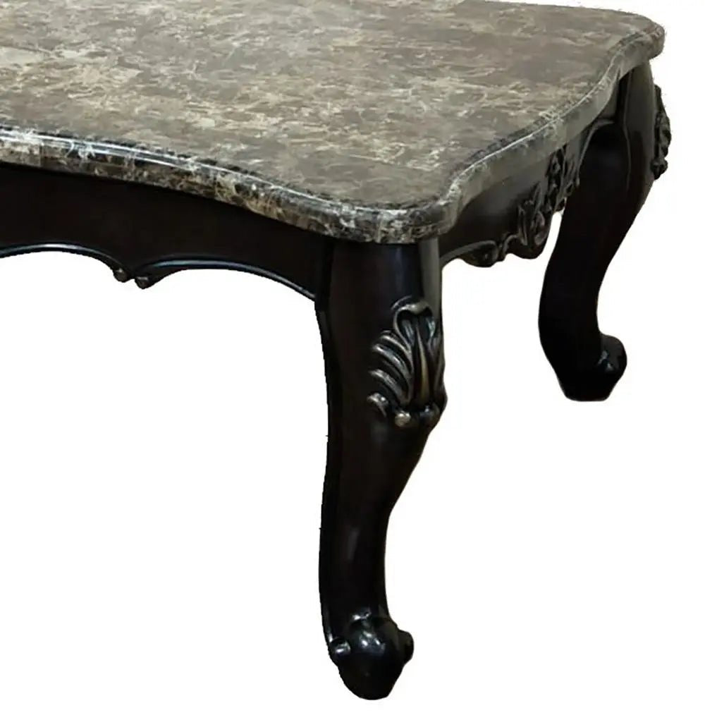 Aroma Traditional Style Coffee Table In Cherry Finish Wood | Cosmos | Home Elegance USA
