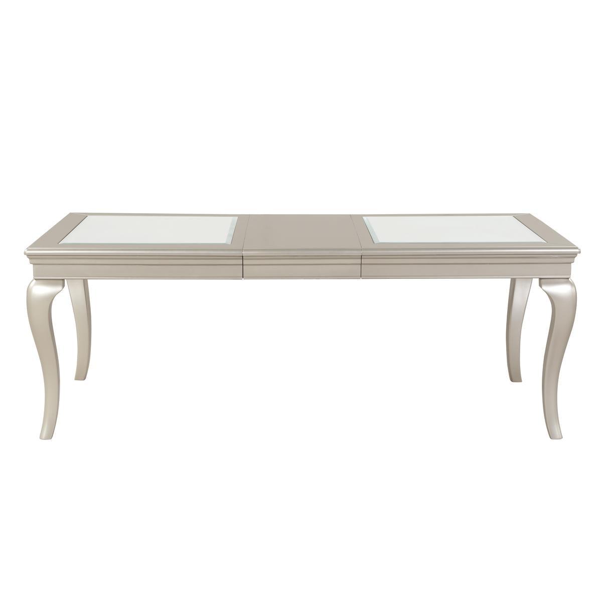 Crawford Rectangular Dining Room Set In Silver | Homelegance | Home Elegance USA