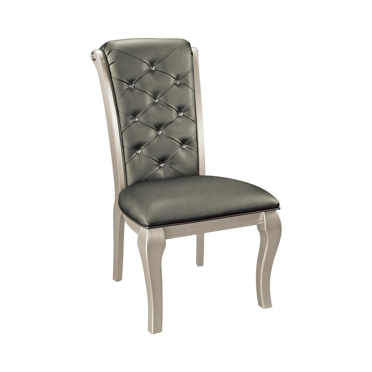 Crawford Rectangular Dining Room Set In Silver | Homelegance | Home Elegance USA