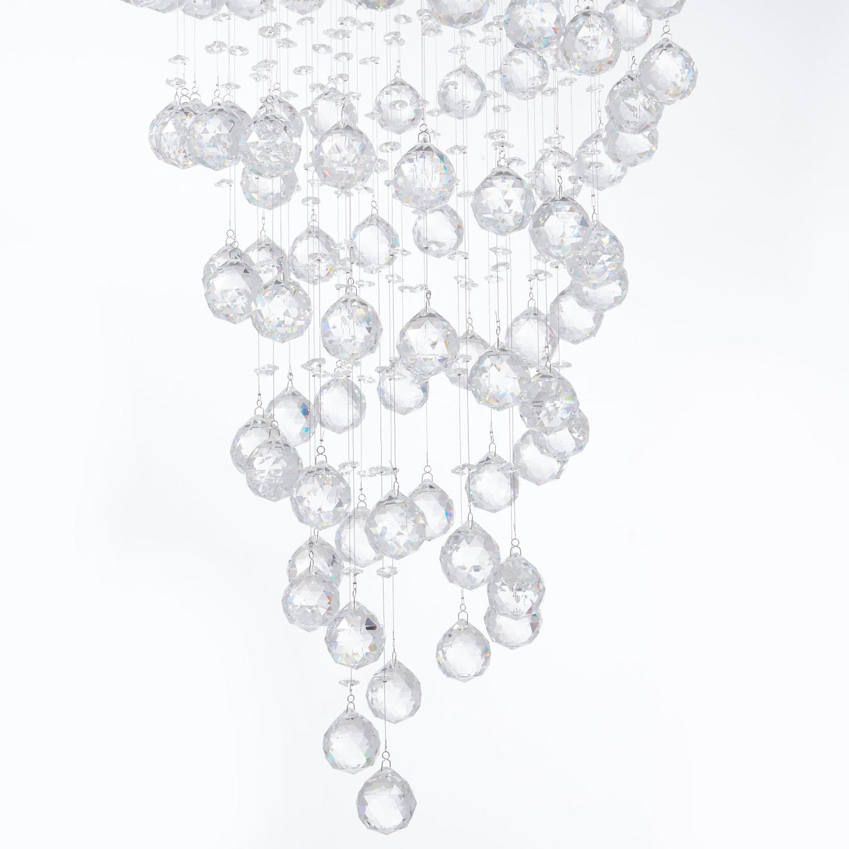 Crystal Chandelier Double Helix // 7 Light | Finesse | Home Elegance USA