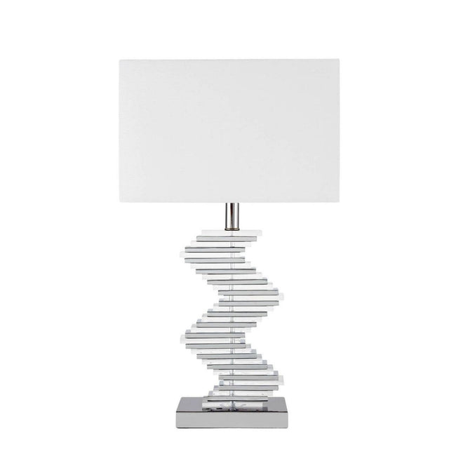 Crystal Two Tone Paved Table Lamp // 1 Light | Finesse | Home Elegance USA