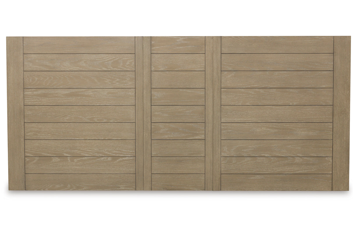 Vallardia Rectangular Extending Dining Table Light Grayish Brown | Ashley