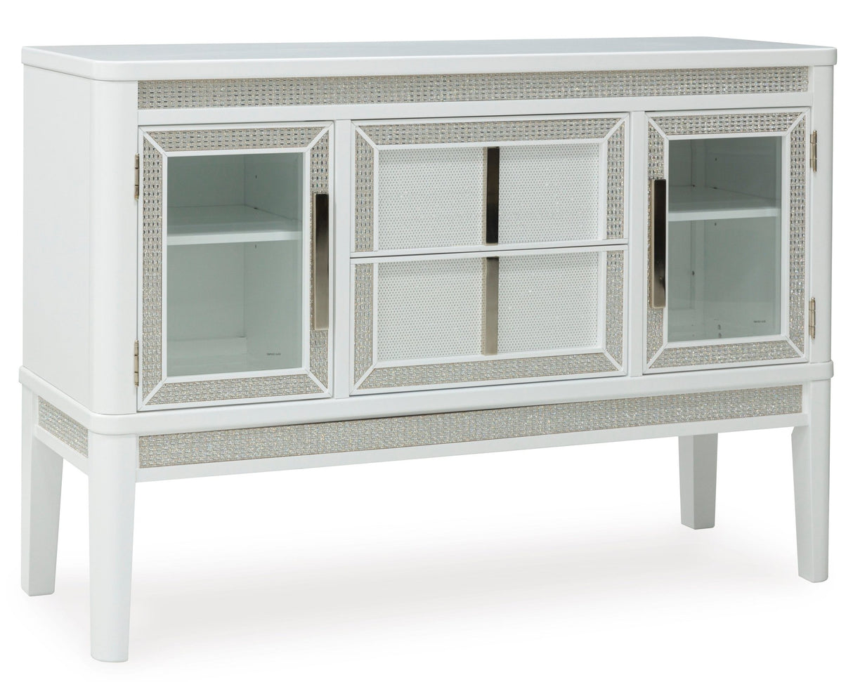 Chalanna Dining Room Server - White | Ashley - Home Elegance USA - 2