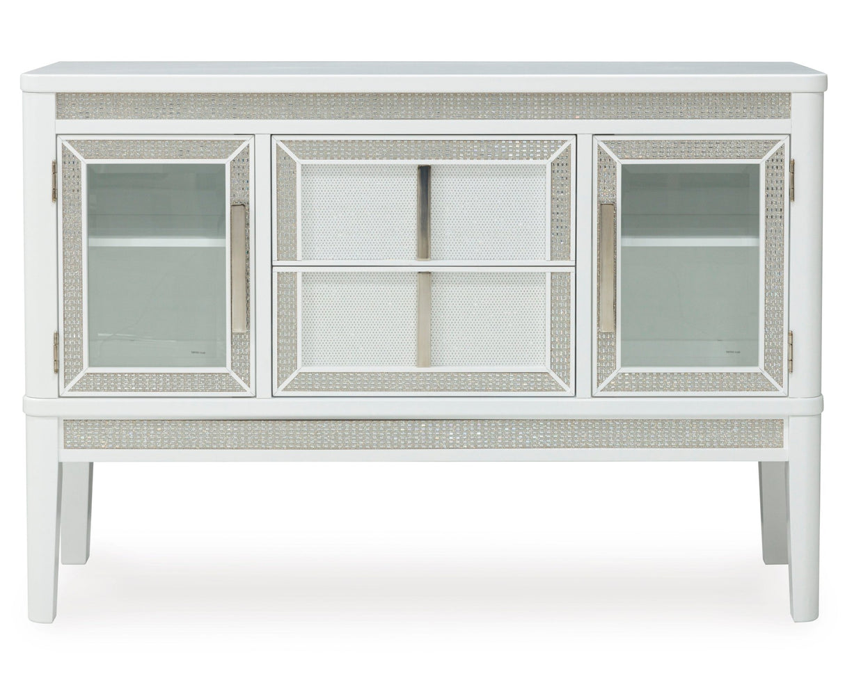 Chalanna Dining Room Server - White | Ashley - Home Elegance USA - 6