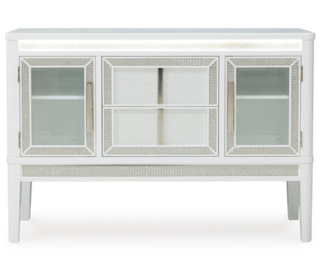 Chalanna Dining Room Server - White | Ashley - Home Elegance USA - 1