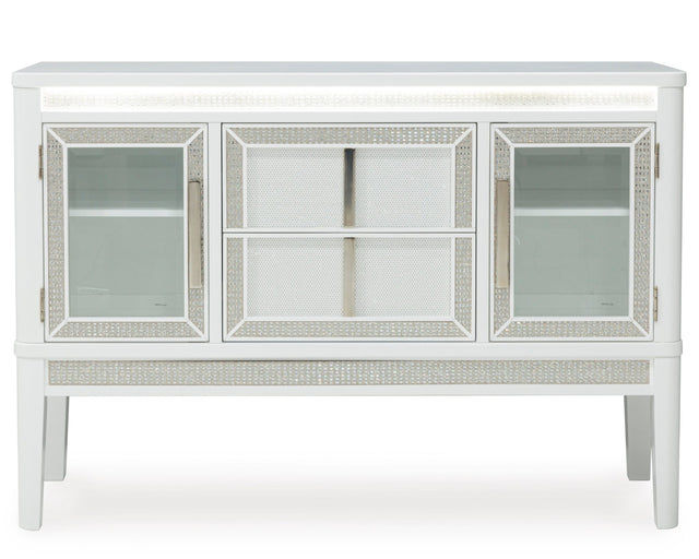 Chalanna Dining Room Server - White | Ashley - Home Elegance USA - 1
