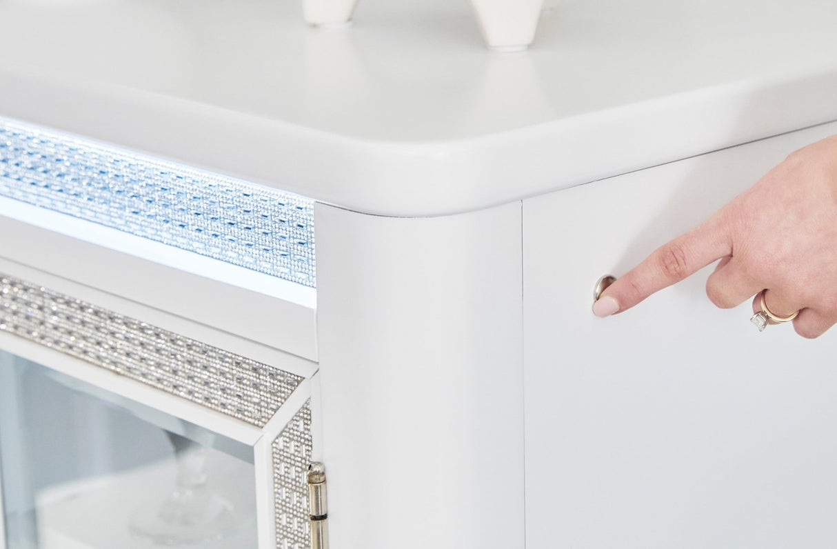 Chalanna Dining Room Server - White | Ashley - Home Elegance USA - 7