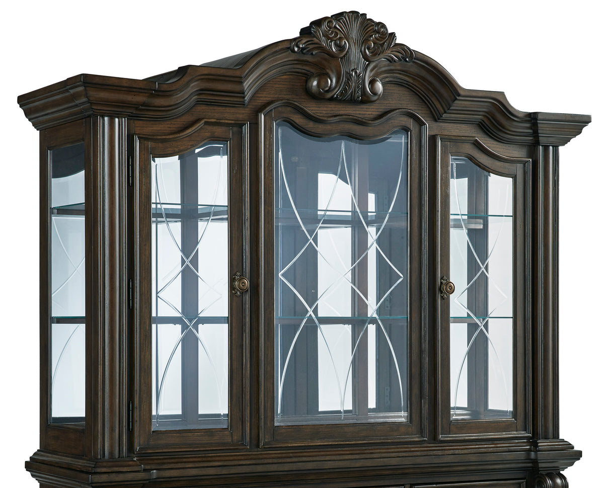 Ashley Dark Brown Maylee D947D1 Dining Buffet and Hutch - Home Elegance USA