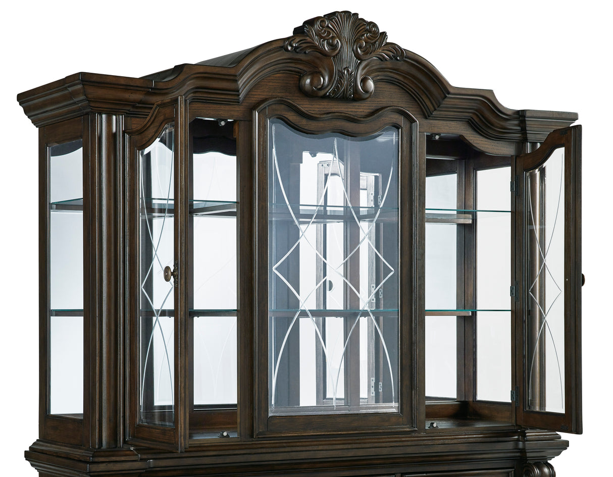 Ashley Dark Brown Maylee D947D1 Dining Buffet and Hutch - Home Elegance USA
