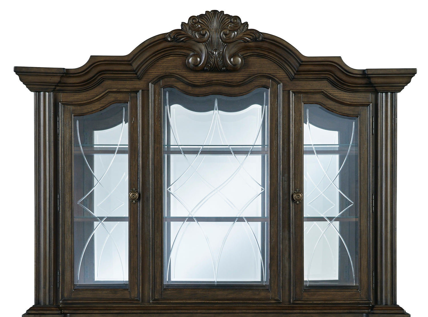 Ashley Dark Brown Maylee D947D1 Dining Buffet and Hutch - Home Elegance USA
