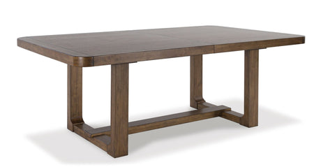 Dining Room Extension Table Cabalynn Light Brown Wood - Ashley | Home Elegance USA