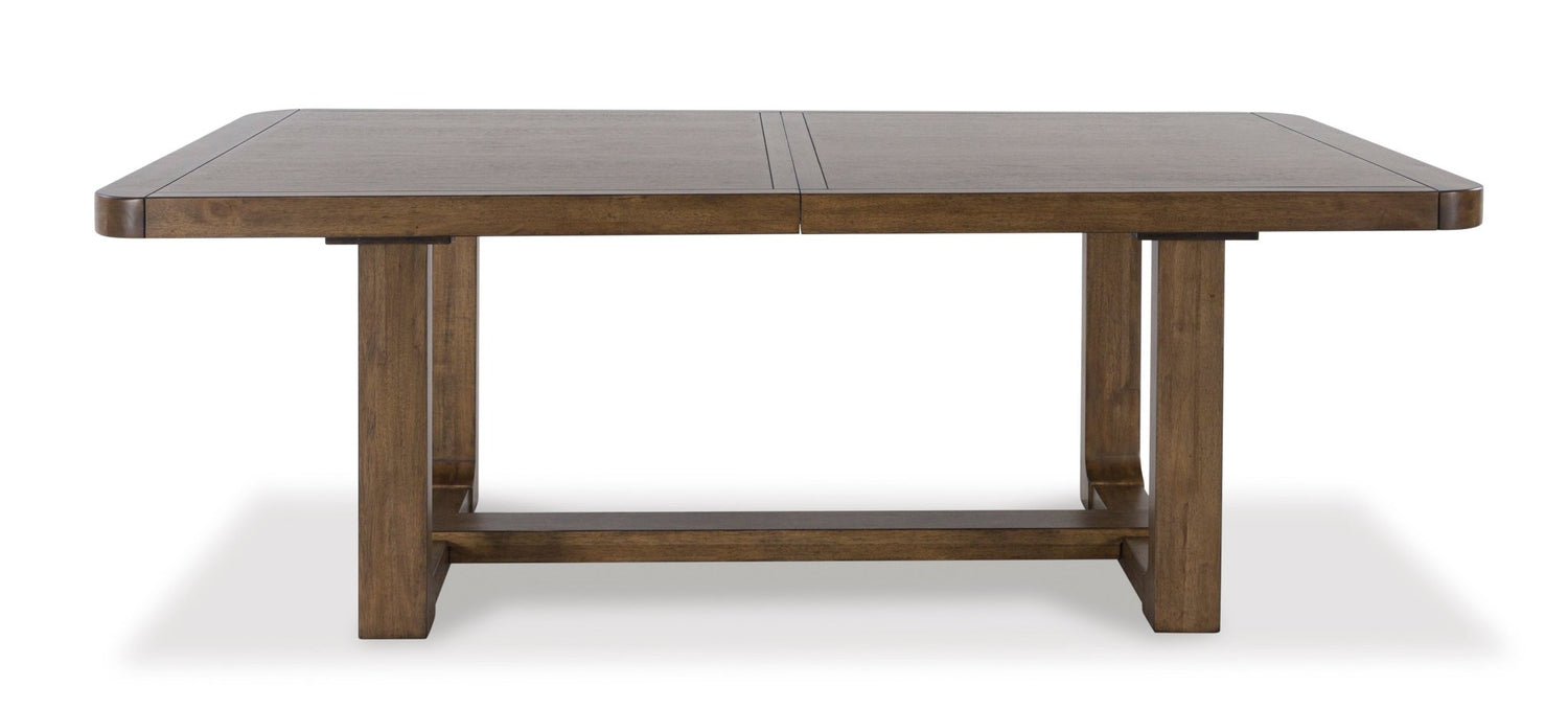 Dining Room Extension Table Cabalynn Light Brown Wood - Ashley | Home Elegance USA