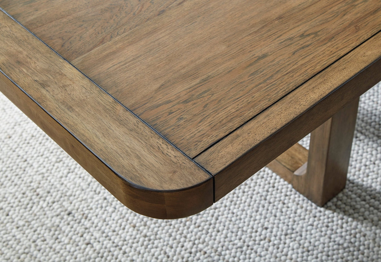 Dining Room Extension Table Cabalynn Light Brown Wood - Ashley | Home Elegance USA