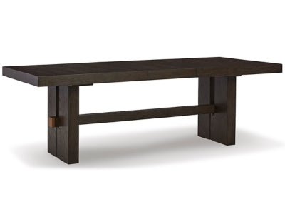 Ashley Dark Brown Burkhaus RECT Dining Room EXT Table | Home Elegance USA
