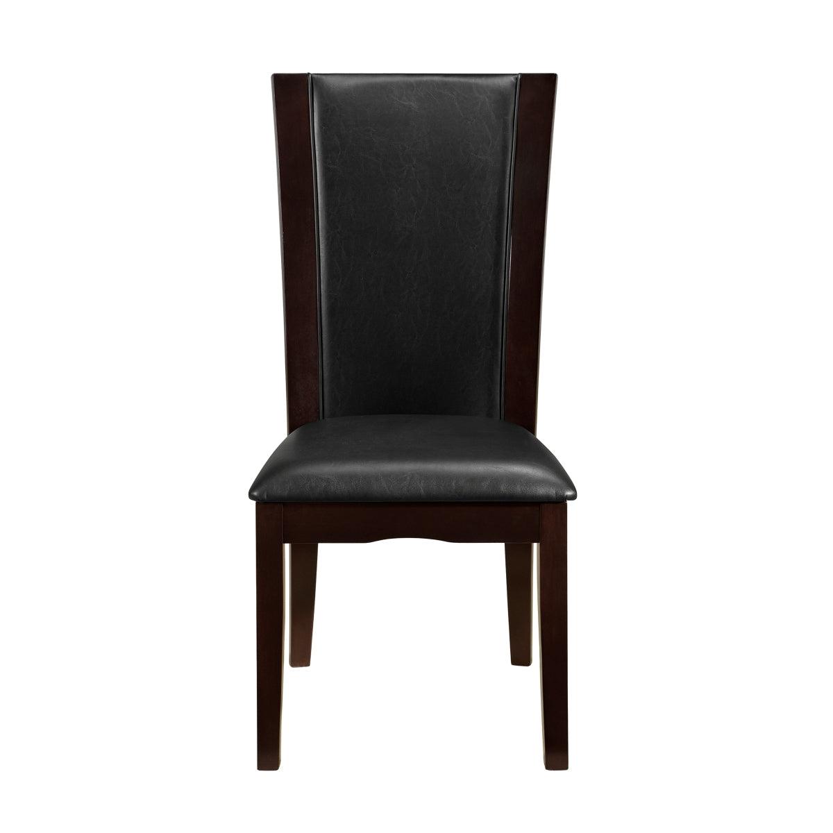 Daisy Rectangular Glass Top Dining Room Set In Espresso | Homelegance | Home Elegance USA