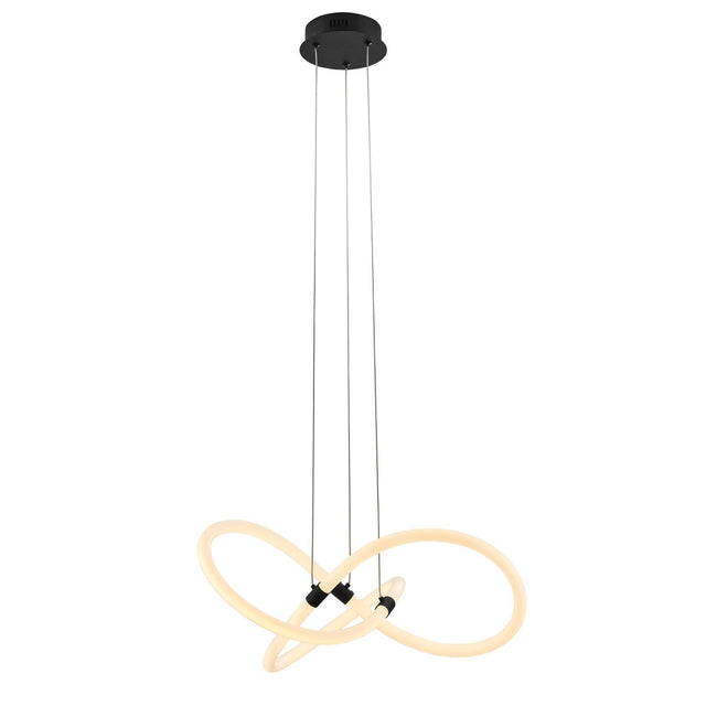 Daisy Led Adjustable Chandelier // Matte Black | Finesse | Home Elegance USA