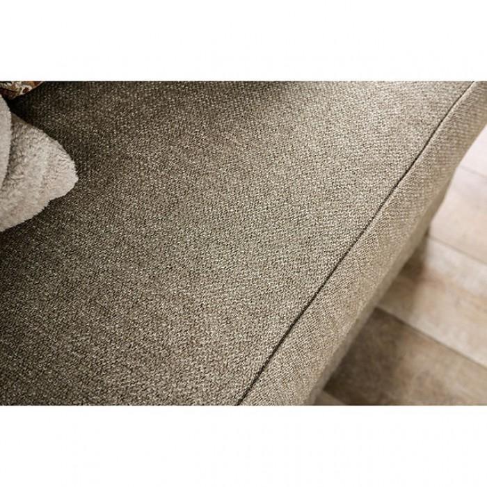 Debora Transitional Gray Chenille Sofa and Loveseat by Furniture of America | Home Elegance USA