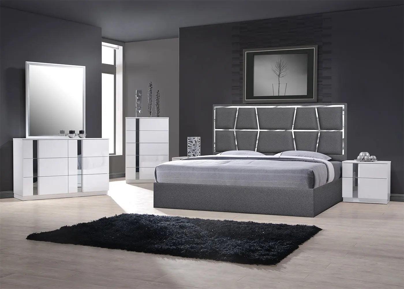 Degas Bed In Charcoal | J&M | Home Elegance USA