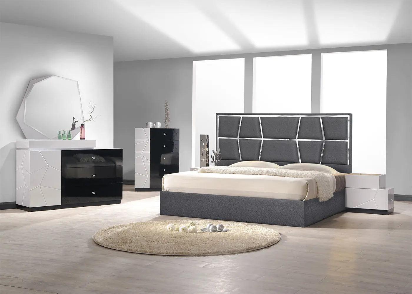 Degas Bed In Charcoal | J&M | Home Elegance USA