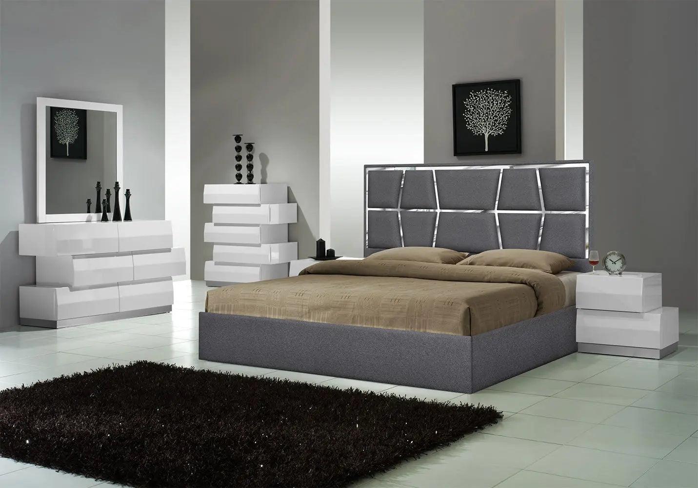 Degas Bed In Charcoal | J&M | Home Elegance USA