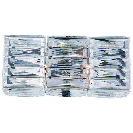 Cuvette Collection 2 Lights Chrome Wall Sconce | Elegant Lighting | Home Elegance USA