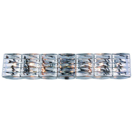 Cuvette Collection 8 Lights Chrome Wall Sconce | Elegant Lighting | Home Elegance USA