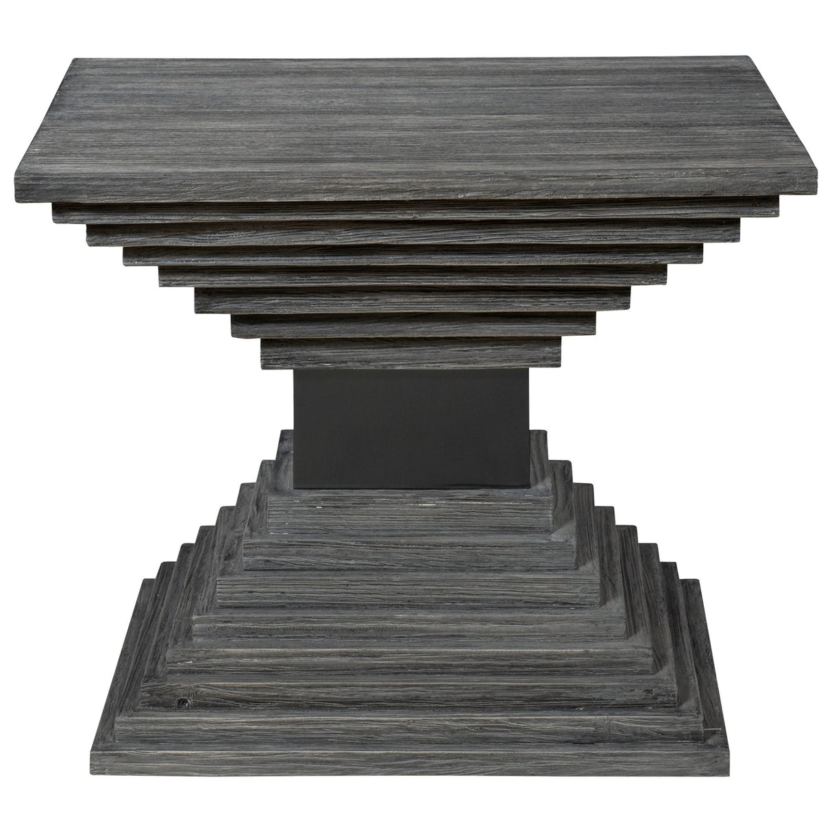 Andes Wooden Geometric Accent Table | Uttermost | Home Elegance USA
