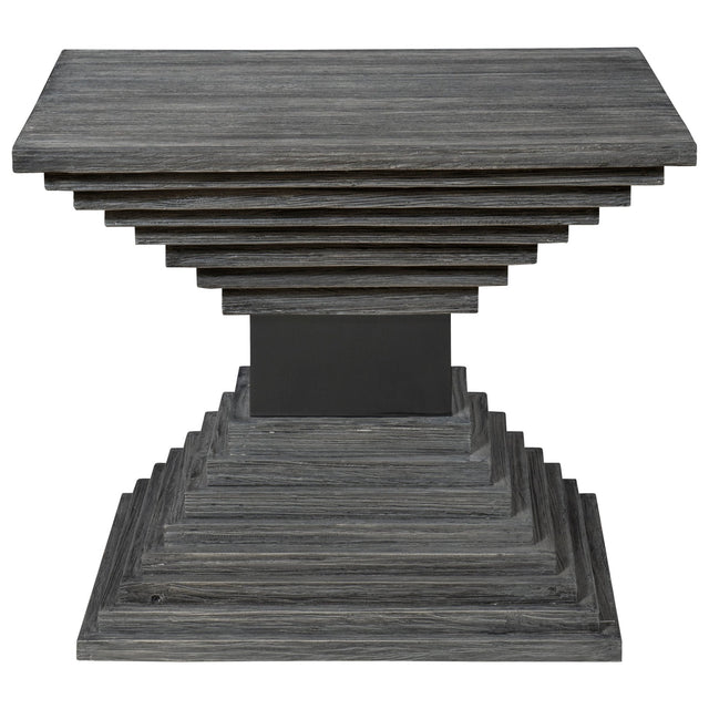 Andes Wooden Geometric Accent Table | Uttermost | Home Elegance USA