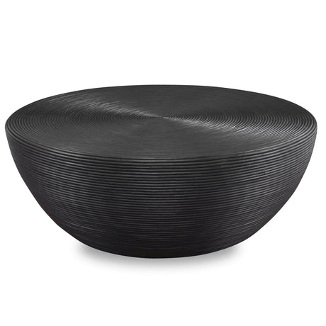 Bongo Black Rattan Coffee Table | Uttermost | Home Elegance USA