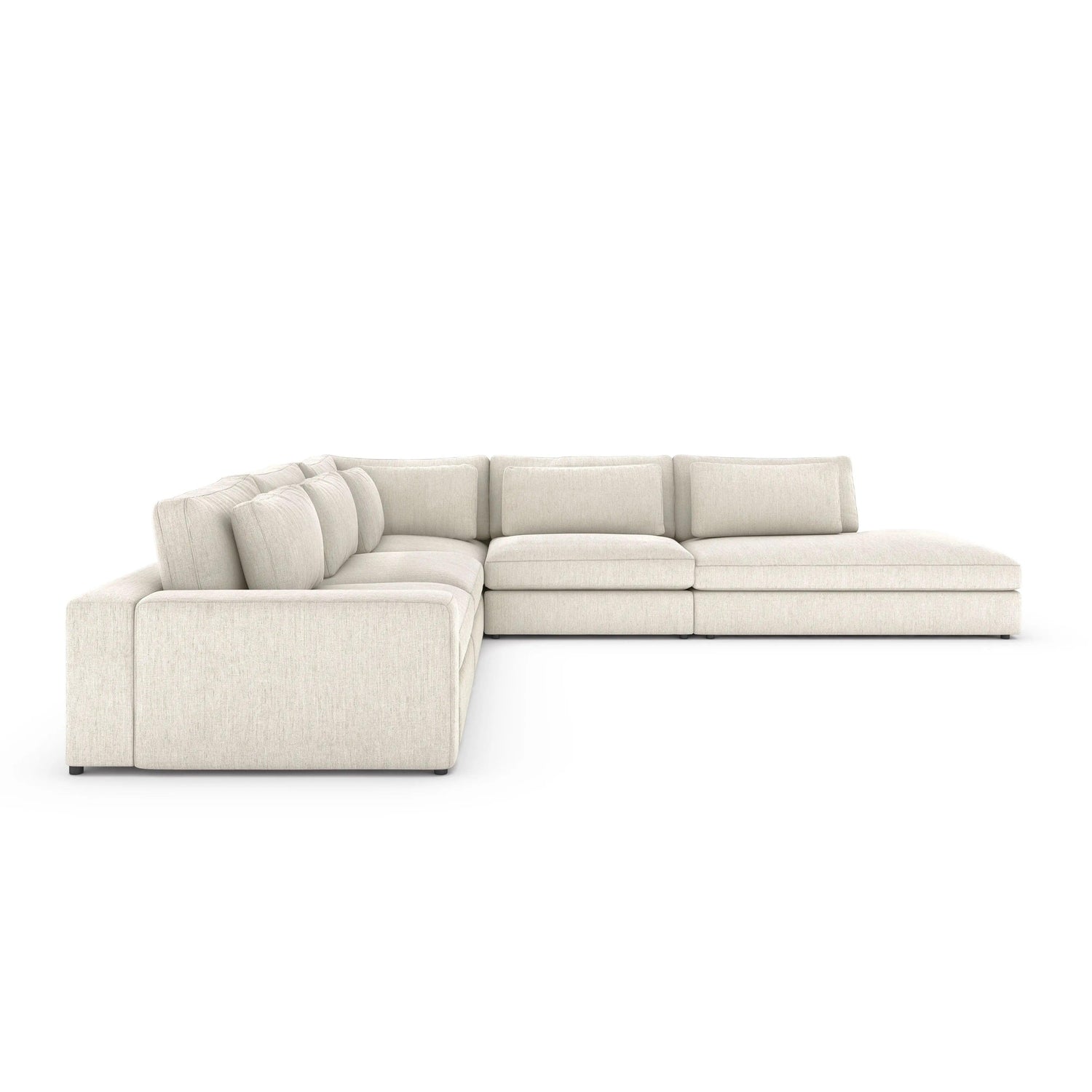 Four Hands Bloor 4 Pc Sectional With Bumper Chaise - Home Elegance USA